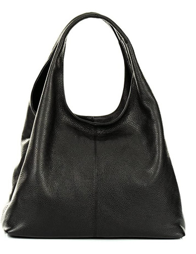 Borsa pelle donna nero - pelle,