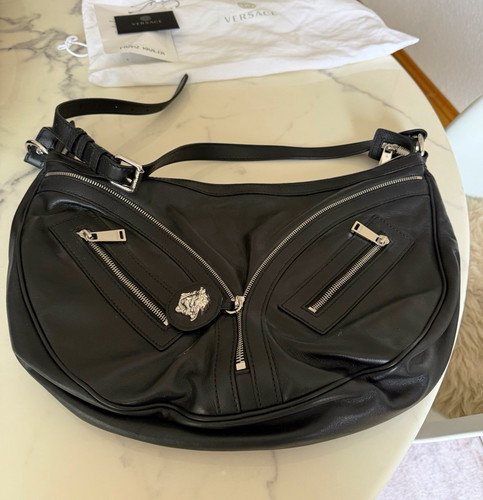Borsa hobo media versace - hobo,