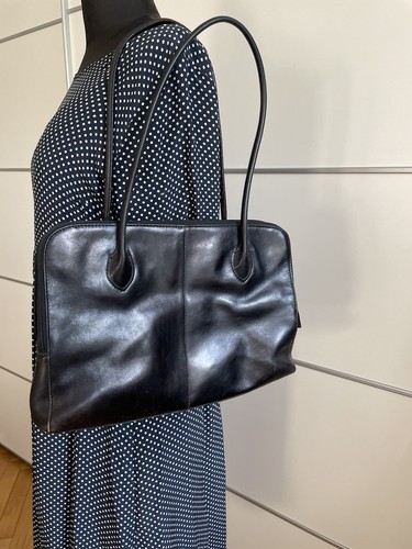 Borsa tracolla nera pelle - borsa, a