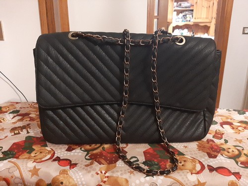 Borsa donna nera capiente - nera,